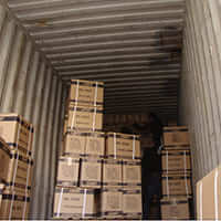 Load goods in container