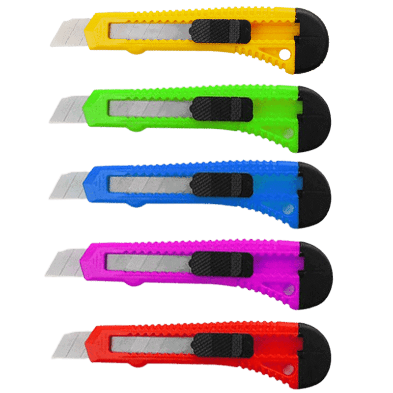 Box Cutter Retractable - 1 Pack Box Cutter With 10 SK5 Blades - Quick  Change Blade Utility Knife - Comfortable Ergonomic Handle Box Knife Box  Opener 