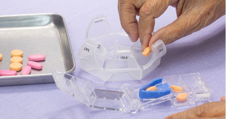 Storage The Pills By Pill Cutter