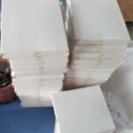 Box of 200 ceramic blades for textile use